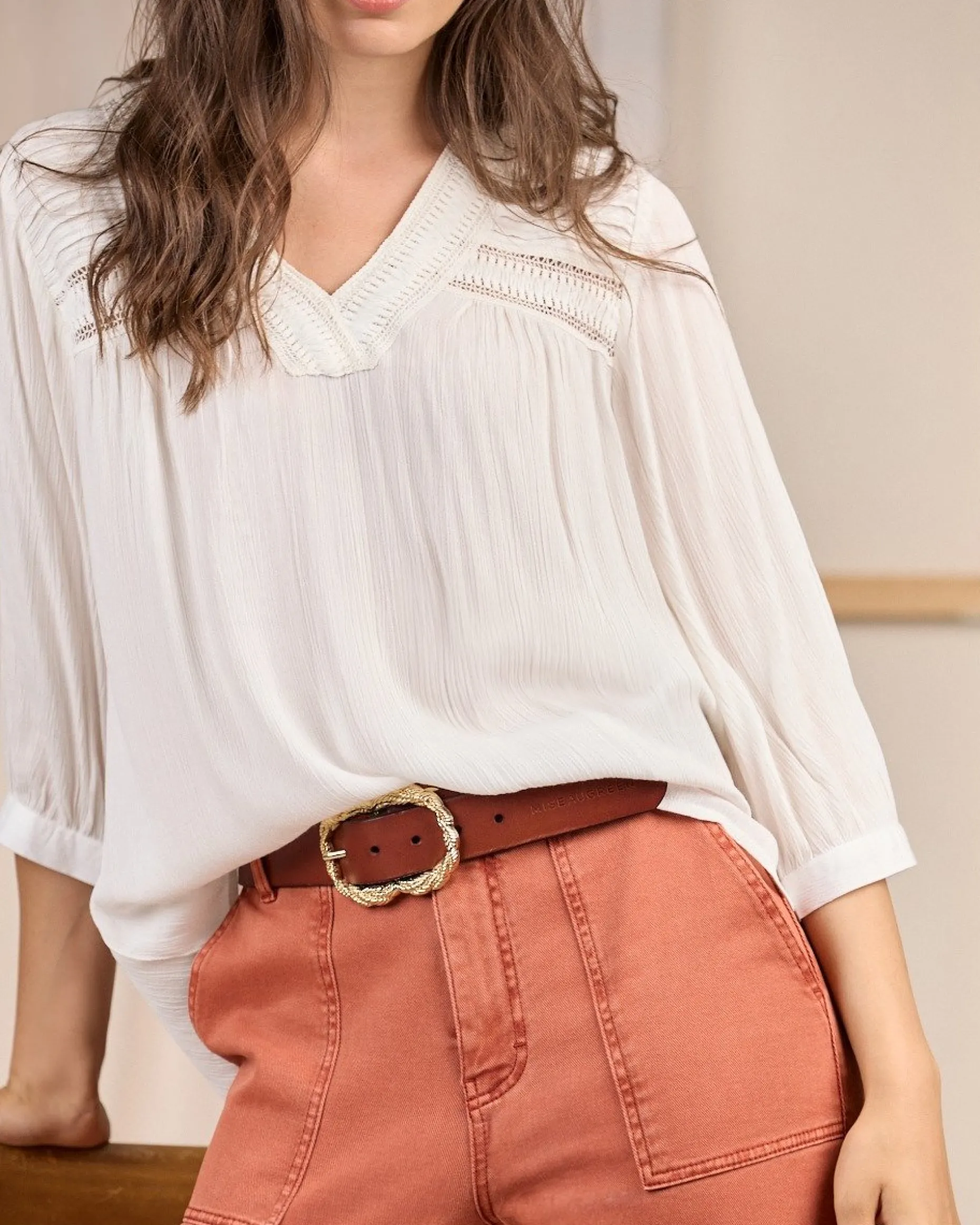 Femme Mise Au Green Blouse à détails