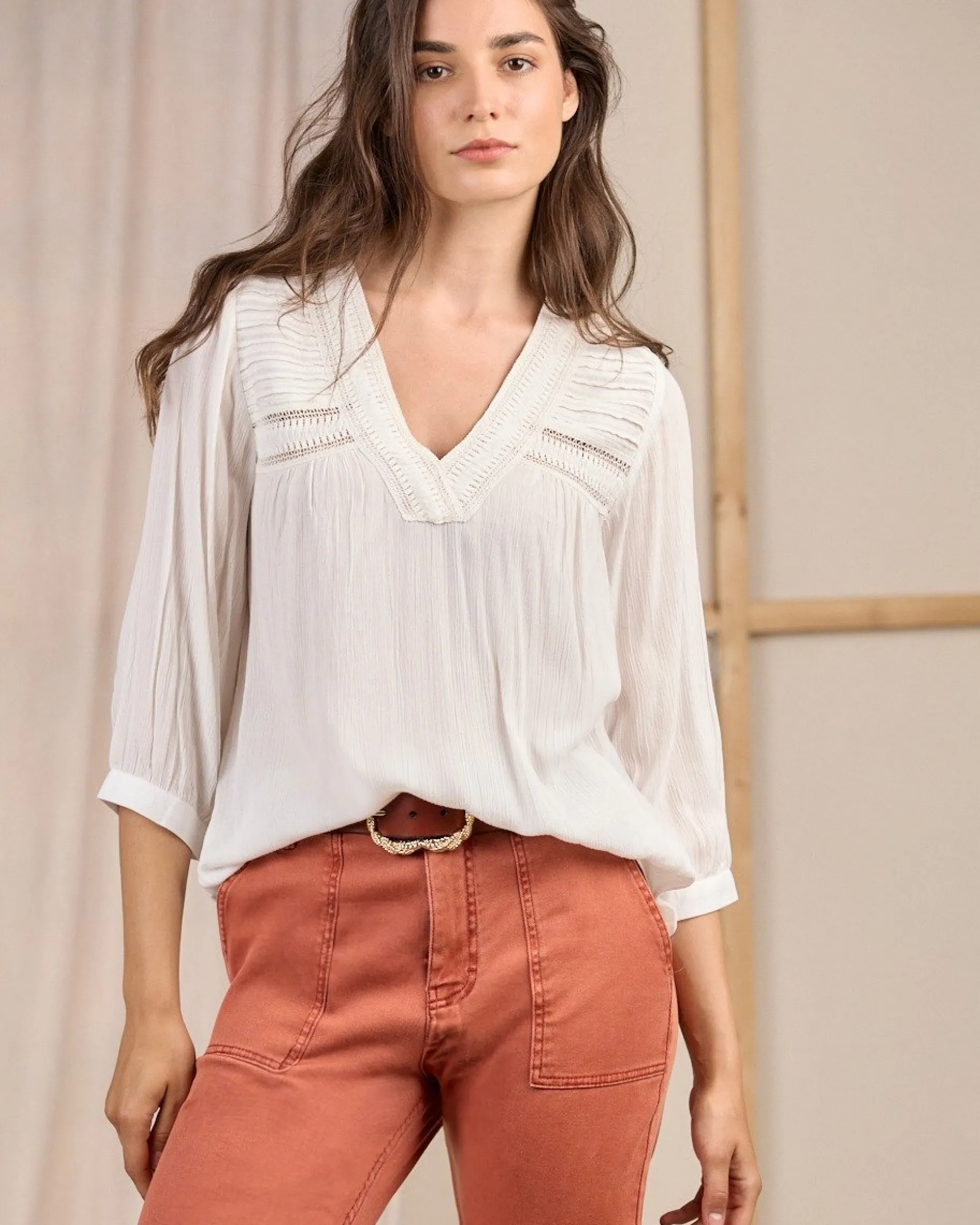 Femme Mise Au Green Blouse à détails