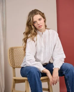 Femme Mise Au Green Blouse à détails