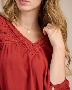 Femme Mise Au Green Blouse à détails