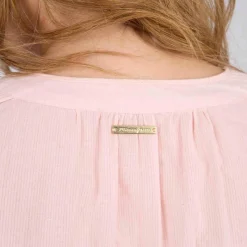 Femme Mise Au Green Blouse à rayures ton sur ton