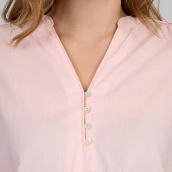 Femme Mise Au Green Blouse à rayures ton sur ton