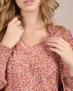 Femme Mise Au Green Blouse inspiration florale