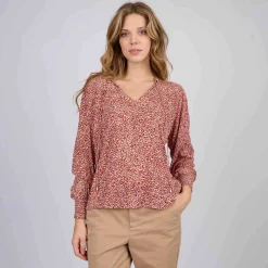 Femme Mise Au Green Blouse inspiration florale