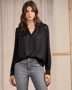 Femme Mise Au Green Blouse satinée