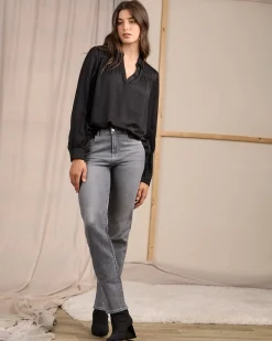 Femme Mise Au Green Blouse satinée