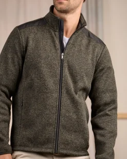 Homme Mise Au Green Blouson Polaire détail épaule