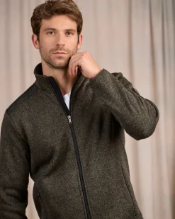 Homme Mise Au Green Blouson Polaire détail épaule