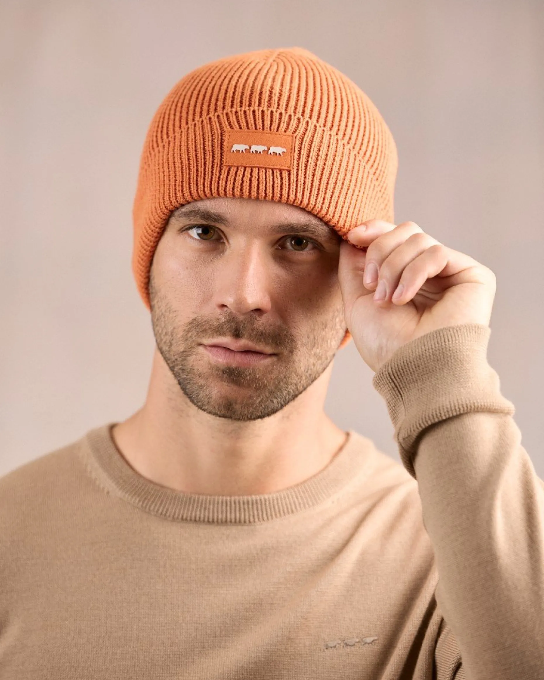 Homme Mise Au Green Bonnet en tricot