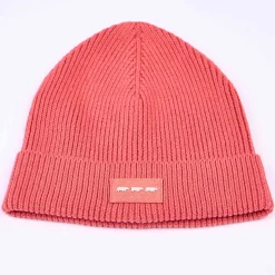 Homme Mise Au Green Bonnet en tricot rose clair