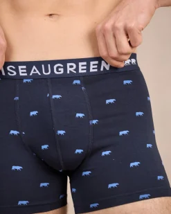 Homme Mise Au Green Boxer Adriel bleu marine