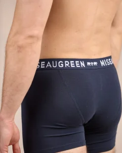 Homme Mise Au Green Boxer Adrien bleu marine