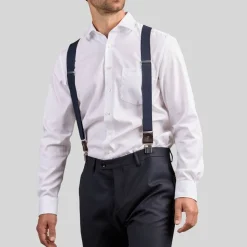 Homme Mise Au Green Bretelles Coleen bleu marine