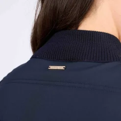 Femme Mise Au Green Cardigan bi-matière bleu marine