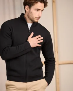 Homme Mise Au Green Cardigan zippé col montant