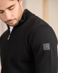 Homme Mise Au Green Cardigan zippé col montant