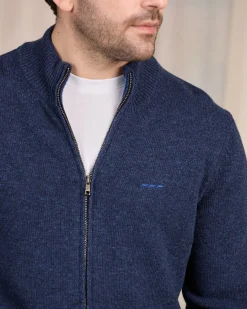 Homme Mise Au Green Cardigan zippé col montant