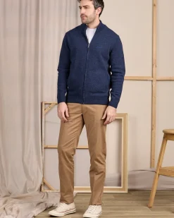 Homme Mise Au Green Cardigan zippé col montant