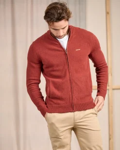 Homme Mise Au Green Cardigan zippé col montant