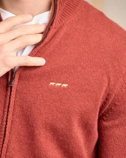 Homme Mise Au Green Cardigan zippé col montant