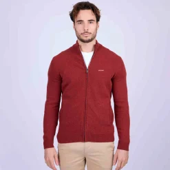 Homme Mise Au Green Cardigan zippé col montant