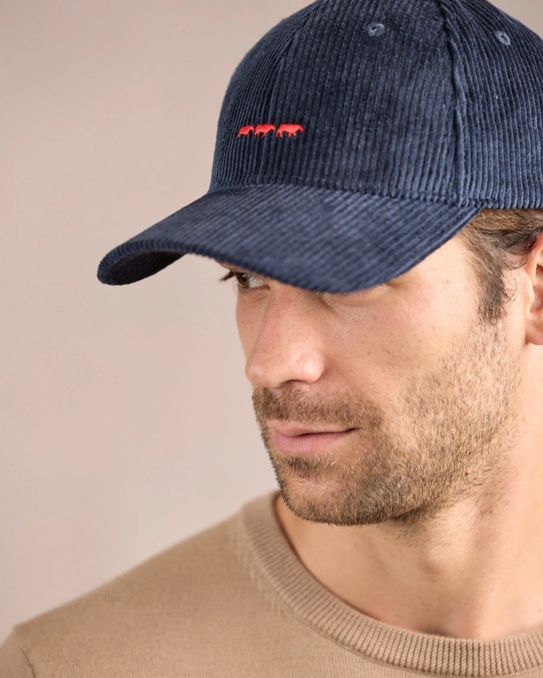 Homme Mise Au Green Casquette Camila bleu marine