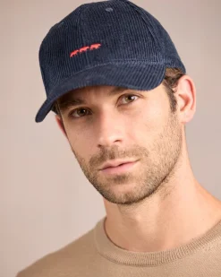 Homme Mise Au Green Casquette Camila bleu marine