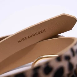 Femme Mise Au Green Ceinture léopard Céline