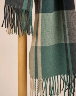 Homme Mise Au Green Écharpe à carreaux