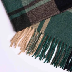 Homme Mise Au Green Écharpe à carreaux