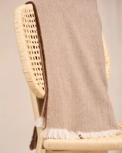 Homme Mise Au Green Écharpe à motif chevron