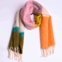 Femme Mise Au Green Écharpe Camila bleu marine