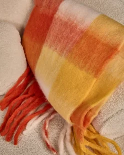 Femme Mise Au Green Écharpe Cherry