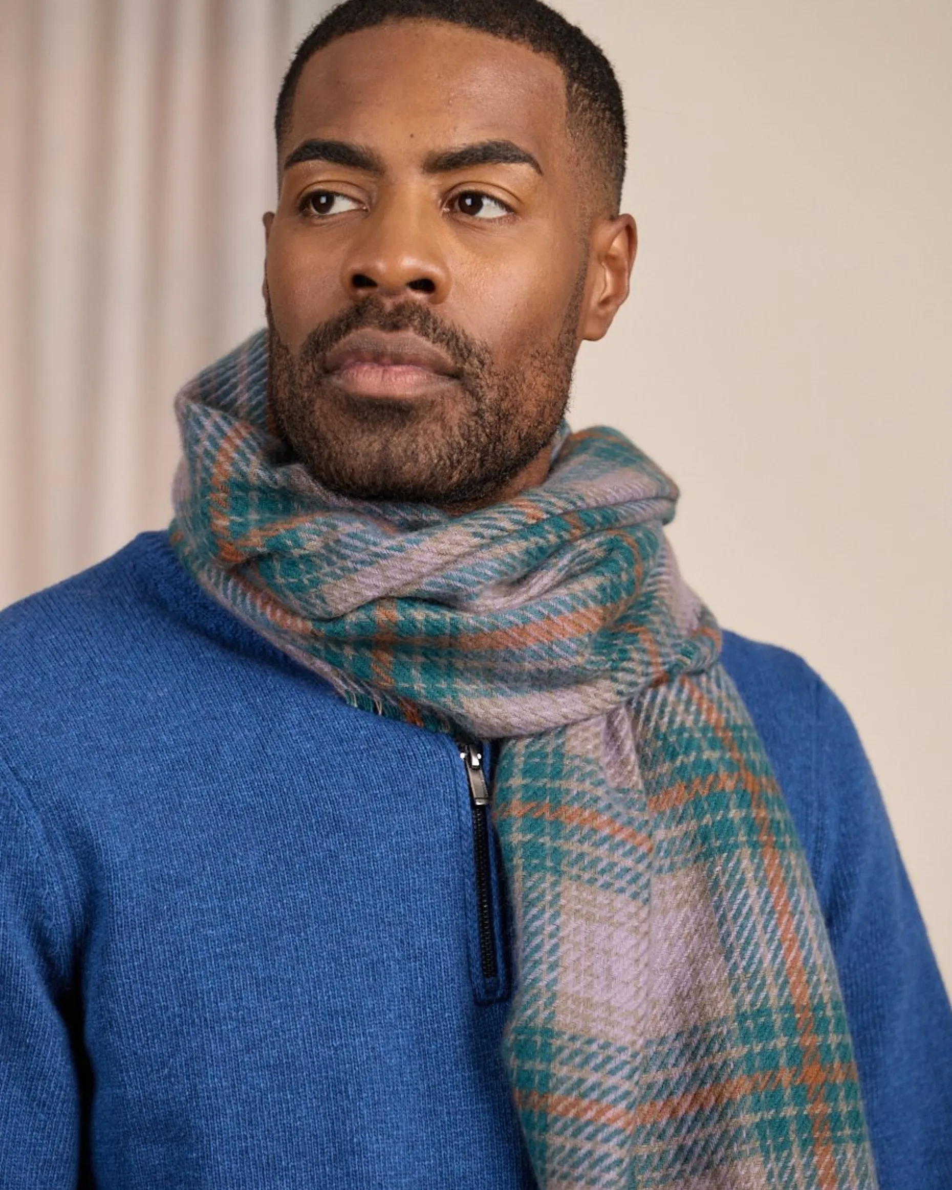 Homme Mise Au Green Écharpe Curtis