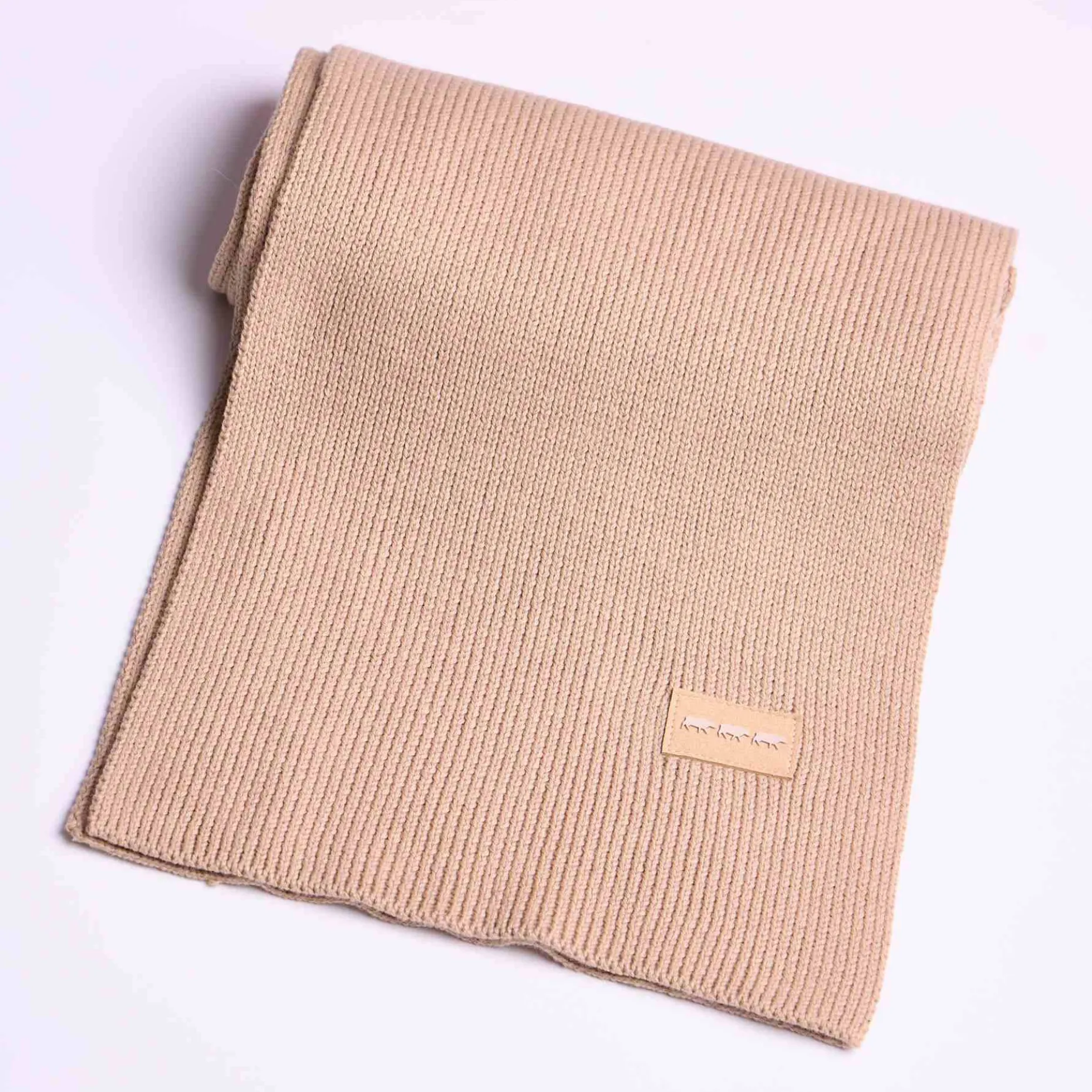 Homme Mise Au Green Écharpe unie en tricot