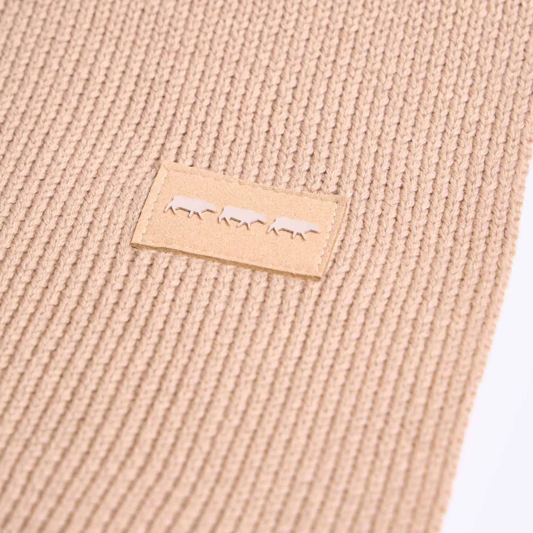 Homme Mise Au Green Écharpe unie en tricot