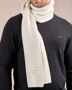 Homme Mise Au Green Écharpe unie en tricot