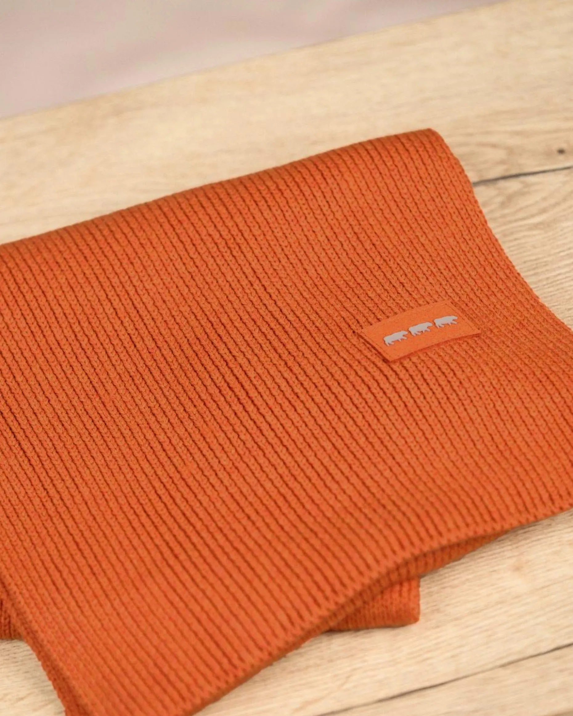 Homme Mise Au Green Écharpe unie en tricot