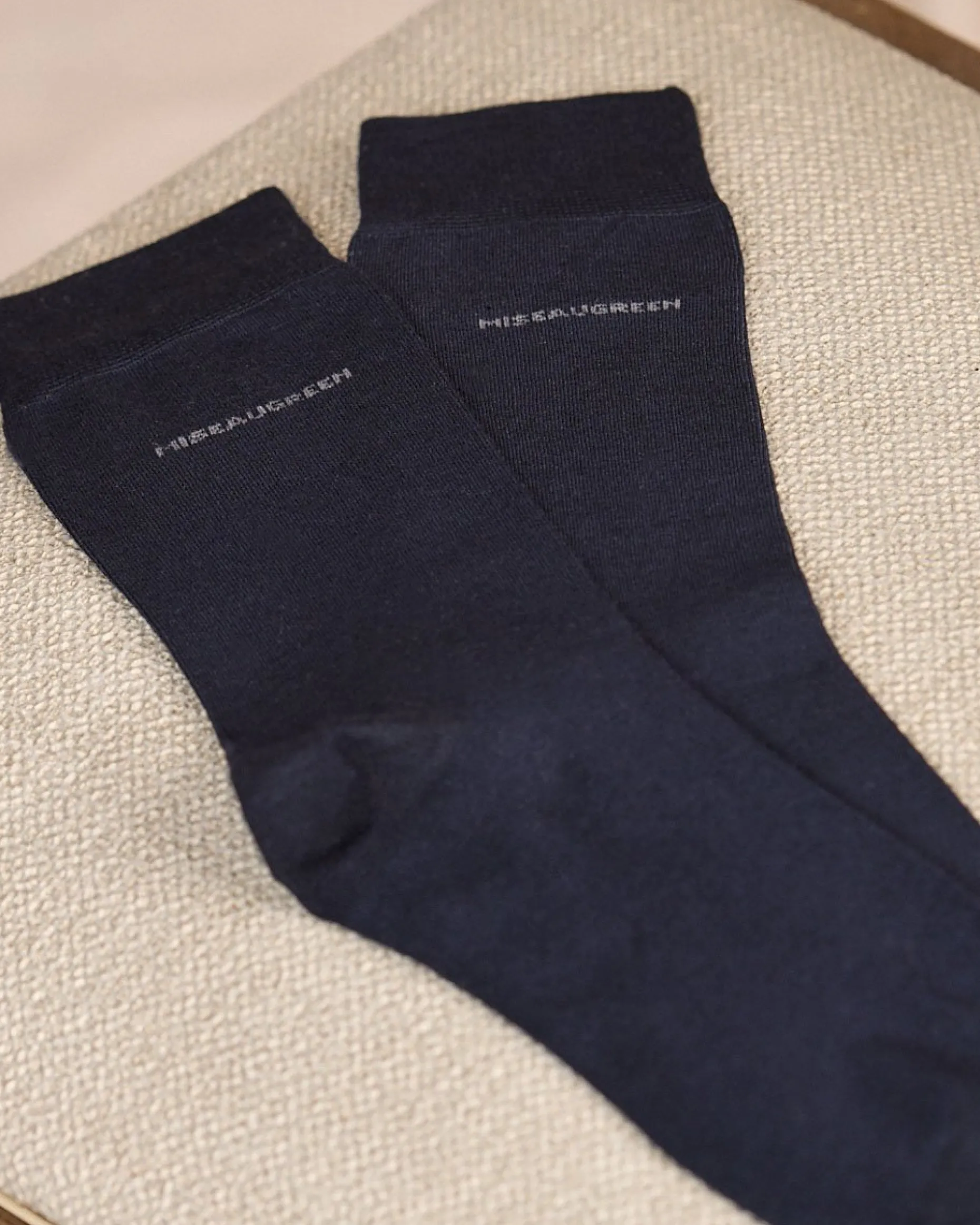 Homme Mise Au Green Chaussettes bambou bleu marine