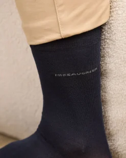 Homme Mise Au Green Chaussettes bambou bleu marine