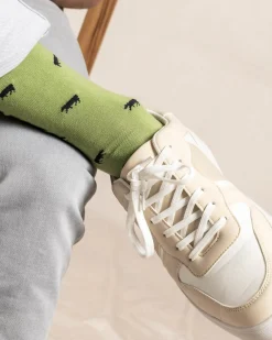 Homme Mise Au Green Chaussettes Billie kaki clair