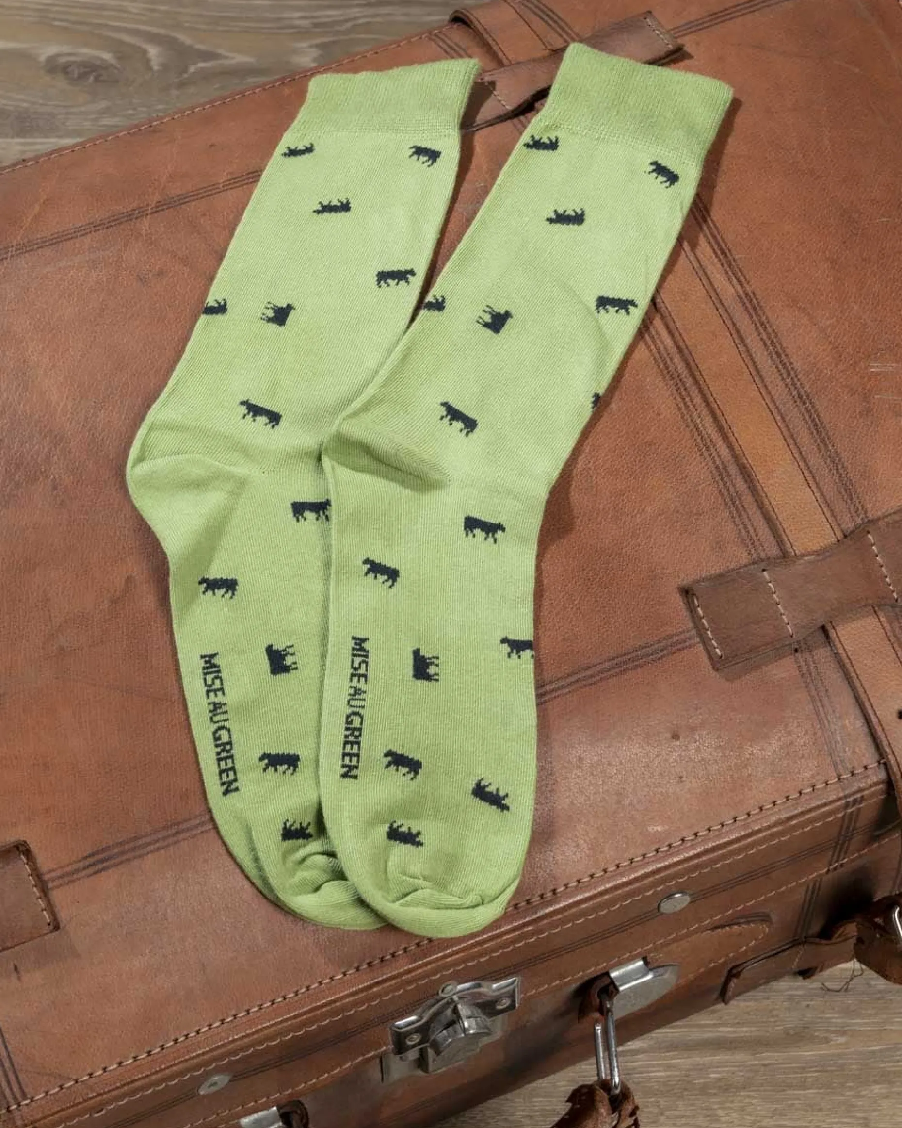Homme Mise Au Green Chaussettes Billie kaki clair