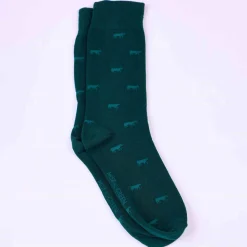 Homme Mise Au Green Chaussettes Billie vert foncé