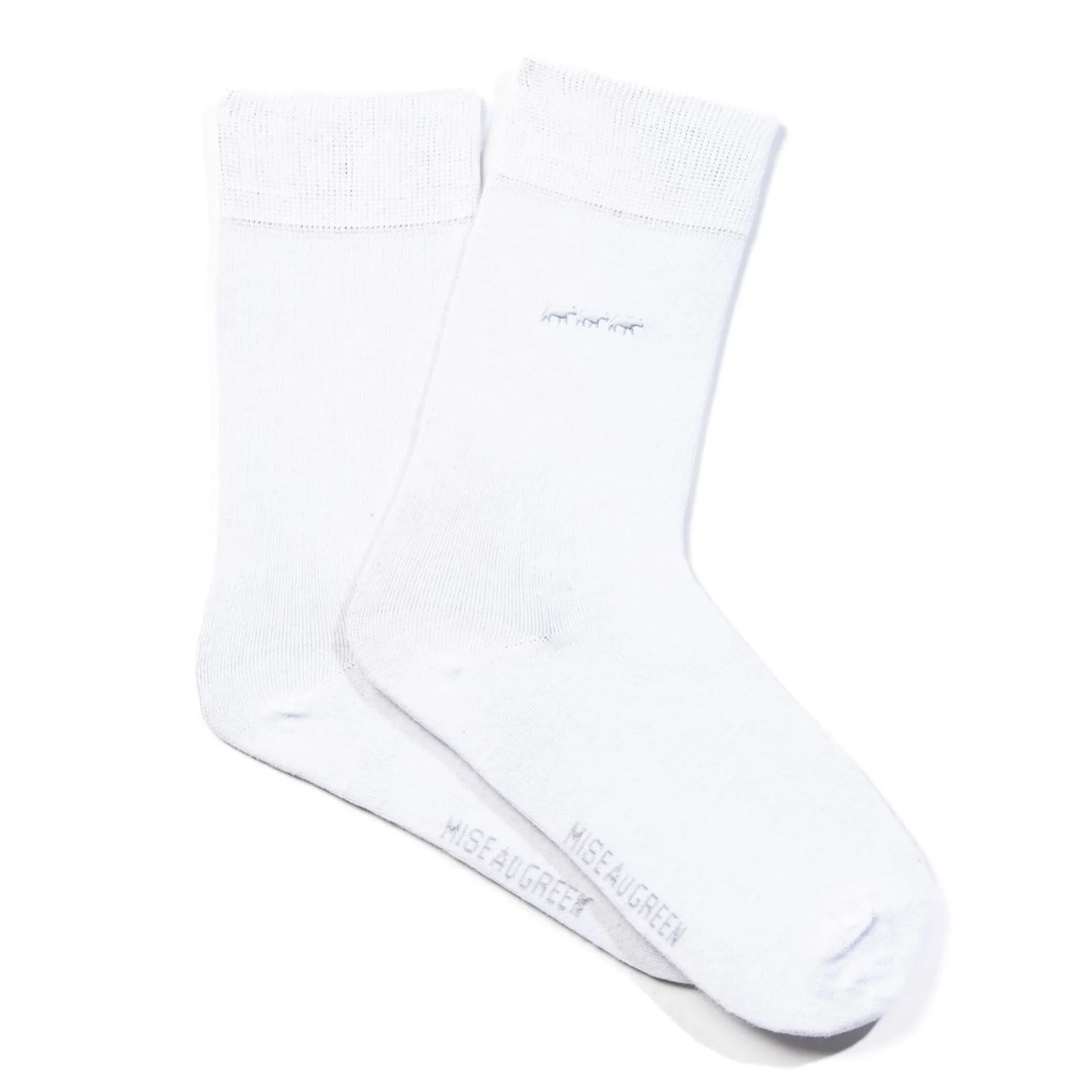 Homme Mise Au Green Chaussettes unies broderie 3 vaches