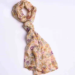 Femme Mise Au Green Chèche Coralie ecru chiné