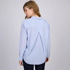 Femme Mise Au Green Chemise à fines rayures