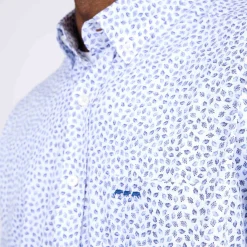 Homme Mise Au Green Chemise à micro motifs