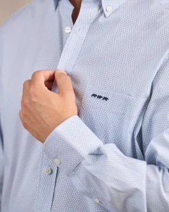 Homme Mise Au Green Chemise à micro motifs