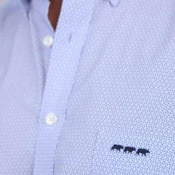 Homme Mise Au Green Chemise à micro motifs