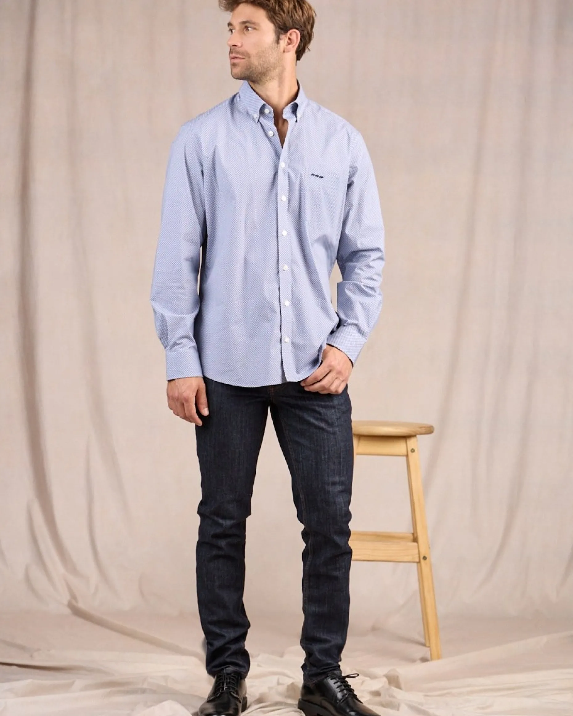 Homme Mise Au Green Chemise à motifs graphiques